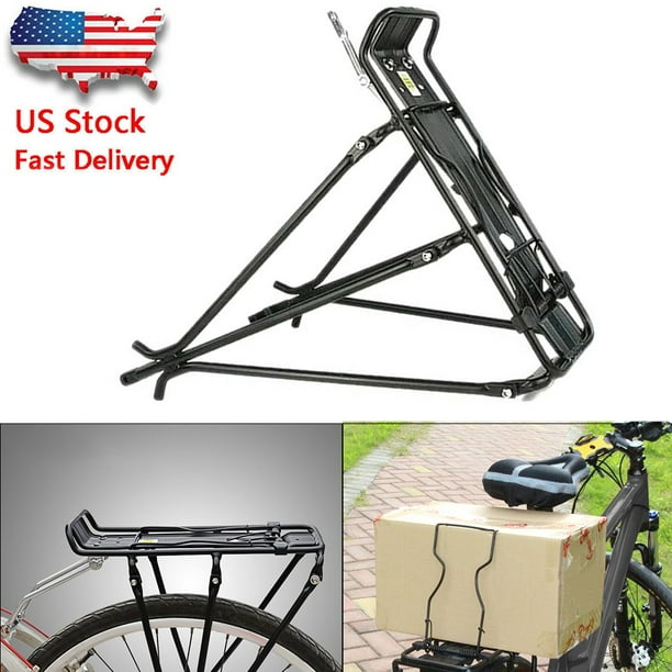 Bicycle Tailstock Bike Rear Seat Frame Carrier Luggage Rack Shelf Aluminum 25Kg Bicycle Tailstock Bike Rear Seat Frame Carrier Luggage Rack Shelf Aluminum 25Kg